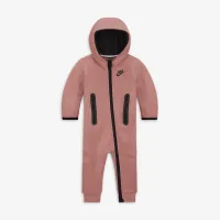 Nike Sportswear Tech Fleece Hooded Coverall Baby Coverall Pink