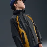 Nike Tech Big дитячі (для хлопчиків) Woven Куртка колір сірий