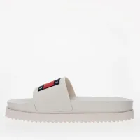 Шлёпанцы Tommy Jeans Elevated Flatform EN0EN02451-YBL - Белые