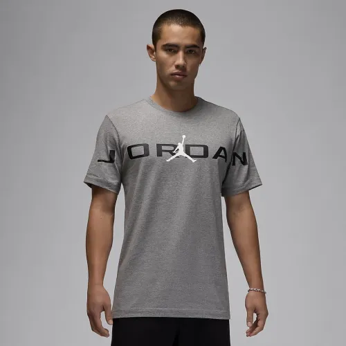 Nike Jordan чоловічі футболка колір сірий