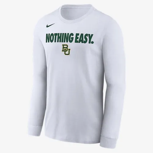 Baylor чоловічі Nike College Long-Sleeve футболка колір білий