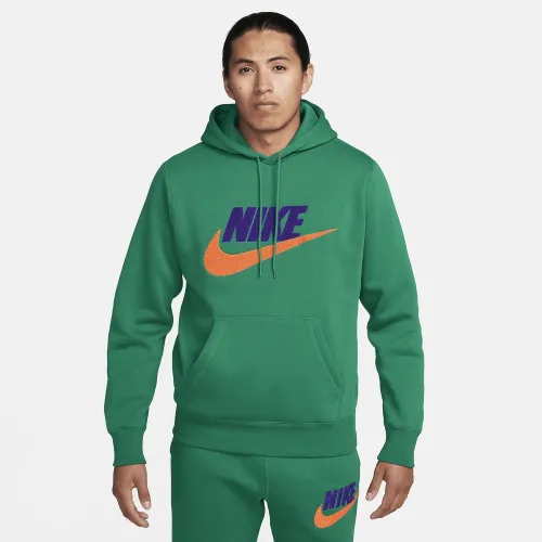Nike Club Fleece чоловічі Pullover Толстовка з капюшоном колір зелений