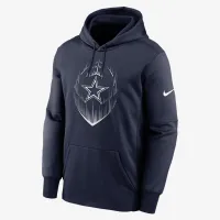 Dallas Cowboys Icon Men’s Nike Therma NFL Pullover Толстовка з капюшоном блакитний
