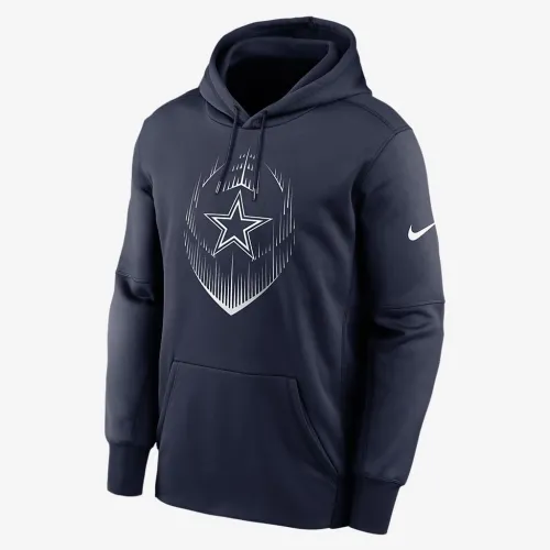 Dallas Cowboys Icon Men’s Nike Therma NFL Pullover Толстовка з капюшоном блакитний
