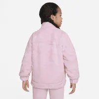 Nike Little детские Swoosh Faux Fur Куртка Pink