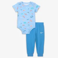 Nike E1D1 Baby Short Sleeve Bodysuit and Pants набор синий