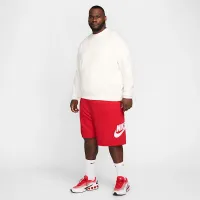Nike Club мужские French Terry Alumni шорты цвет красный
