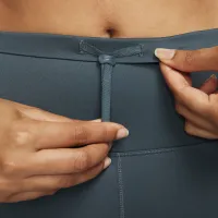 Nike Go женская Firm-Support С высокой Талией 7/8 лосины с карманамицвет зеленый