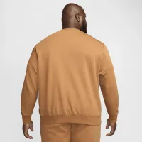 Nike Sportswear Club Fleece мужские Crew цвет коричневый