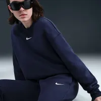 Nike Sportswear Phoenix Fleece женская Mid-Rise Sweatpants синий