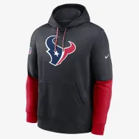 Houston Texans Sideline Team Issue Club мужские Nike NFL Pullover Толстовка с капюшоном синий