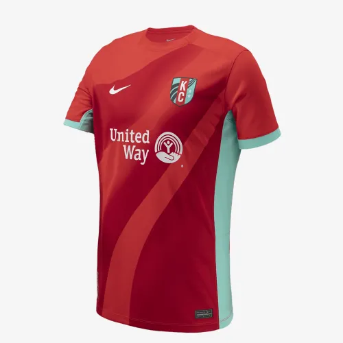 Kansas City Current 2024 Stadium Primary Big дитячі Nike Dri-FIT NWSL Replica Jersey колір червоний