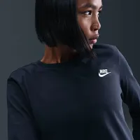 Nike Sportswear Club жіноча Long-Sleeve футболка блакитний