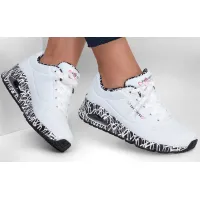Кроссовки Женские Skechers UNO LOVING LOVE (155506-WBK)