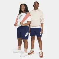 Nike Sportswear Club Fleece Big дитячі French Terry шорти (Extended Size) блакитний