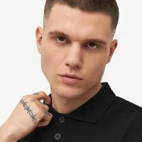 Футболка Prosto Klasyk Polo Dine KL232MTEE3012 -  Черная