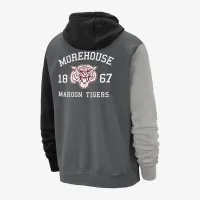 Morehouse Club Fleece чоловічі Nike College Толстовка з капюшоном колір сірий