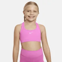 Nike Swoosh Big дитячі (Girls') Sports Bra Pink
