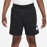Nike Sportswear Club Fleece Big дитячі French Terry шорти (Extended Size) колір чорний