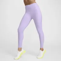 Nike Universa жіноча Medium-Support З високою талією 7/8 лосіни з кишенямиколір фіолетовий