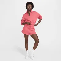 Nike Sportswear Phoenix Fleece жіноча 1/2-Zip Cropped світшот Pink