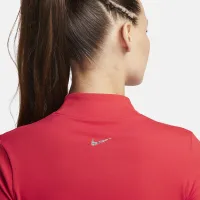 Nike Yoga Dri-FIT Luxe женская Long Sleeve Crop Top цвет красный