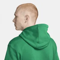 Nike Club Fleece мужские French Terry Pullover Толстовка с капюшоном цвет зеленый