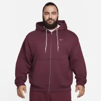Nike Solo Swoosh мужские Full-Zip Толстовка с капюшоном цвет красный