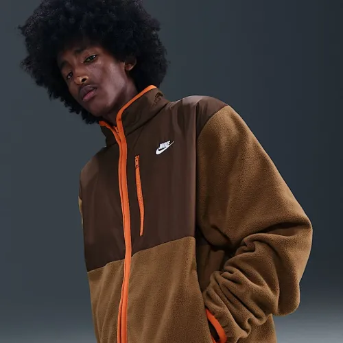 Nike Sportswear Club чоловічі Winterized Full-Zip Куртка колір коричневий