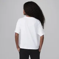 Nike Jordan MJ Brooklyn Essentials Big детские футболка цвет белый