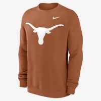 Texas Longhorns Primetime Everколір зелений Logo чоловічі Nike College Pullover Crew Orange