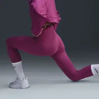 Nike One женская С высокой Талией Full-Length лосины цвет фиолетовый