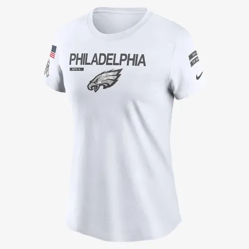 Philadelphia Eagles Salute to Service Legend жіноча Nike NFL футболка колір білий