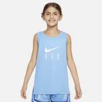 Nike Swoosh Fly Big дитячі (Girls') Jersey Tank блакитний