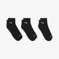 Nike Everyday Plus Cushioned тренировочные Ankle носки (3 пары) цвет черный