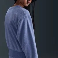 Nike Sportswear Big детские (Girls') Long-Sleeve Fleece Top синий