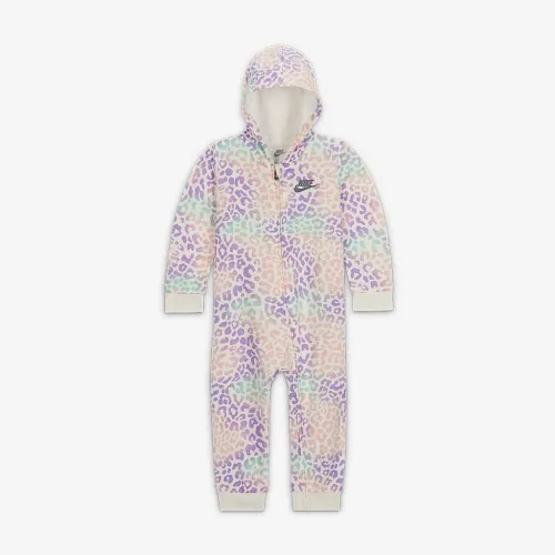 Nike Hooded Printed Coverall Baby (12-24M) Coverall цвет белый