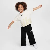 Nike Little дитячі Cozy Graphic футболка колір білий