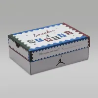 Nike Jordan 1 Mid Sneaker School Little детские Кроссовки синий