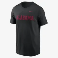 Alabama Crimson Tide Primetime Everцвет зеленый Wordmark мужские Nike College футболка цвет черный