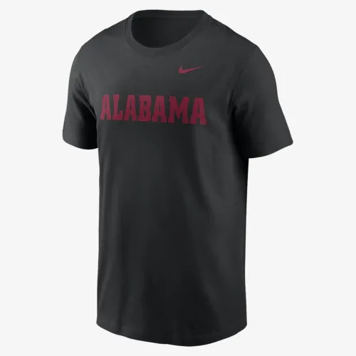 Alabama Crimson Tide Primetime Everцвет зеленый Wordmark мужские Nike College футболка цвет черный