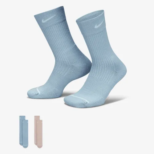Nike Everyday Wool Cushioned Crew Socks (2 Pairs) Multi-Color