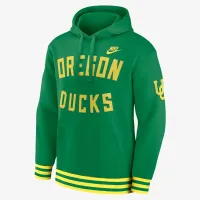 Oregon Ducks Legacy Retro Men’s Nike College Pullover Толстовка з капюшоном колір зелений