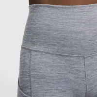 Nike One женская С высокой Талией 7/8 лосины с карманамицвет серый