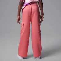 Nike Jordan Y2K Big детские Fleece Cargo Pants Pink