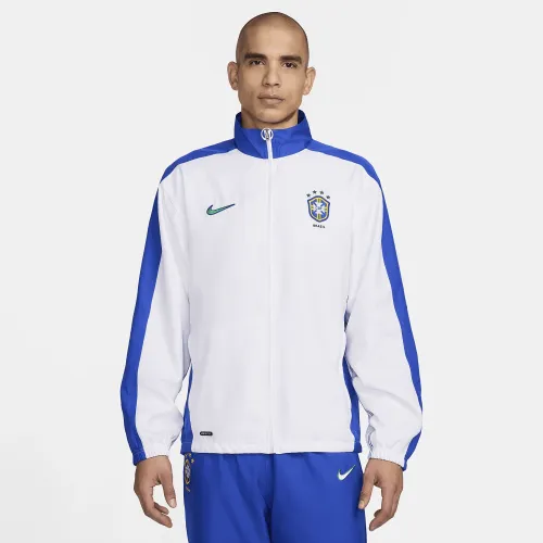 Brazil 1998 Reissue мужские Nike Soccer Replica Track Куртка цвет белый