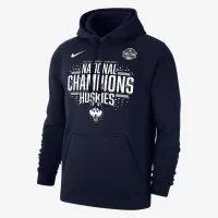 UConn (жіноча Team) чоловічі Nike College National Champs Толстовка з капюшоном блакитний