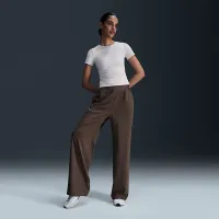 Nike 24.7 PerfectStretch женская Dri-FIT С высокой Талией Loose Wide-Leg Pants цвет коричневый
