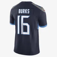 Treylon Burks Tennessee Titans чоловічі Nike Dri-FIT NFL Limited Football Jersey блакитний