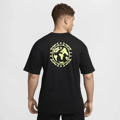 Nike мужские Max90 Soccer футболка цвет черный